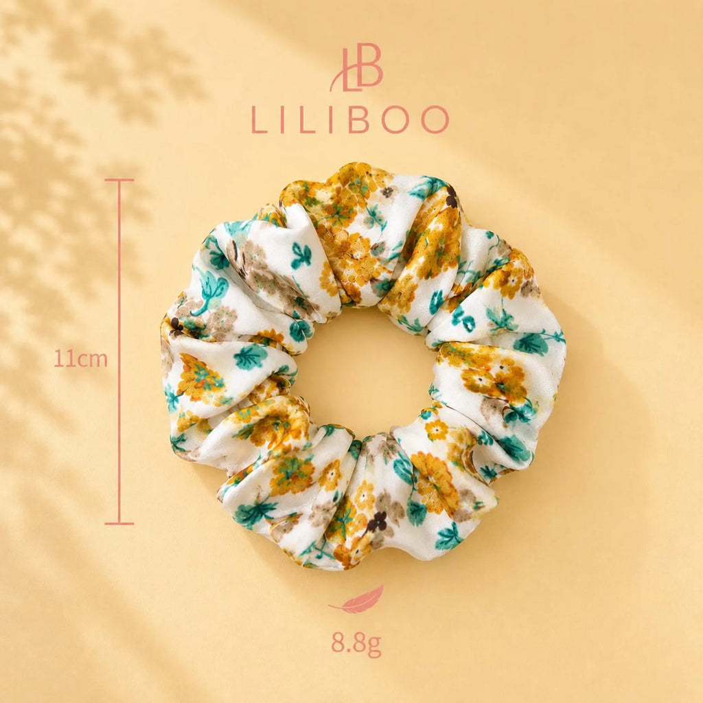 Boho Floral Scrunchie