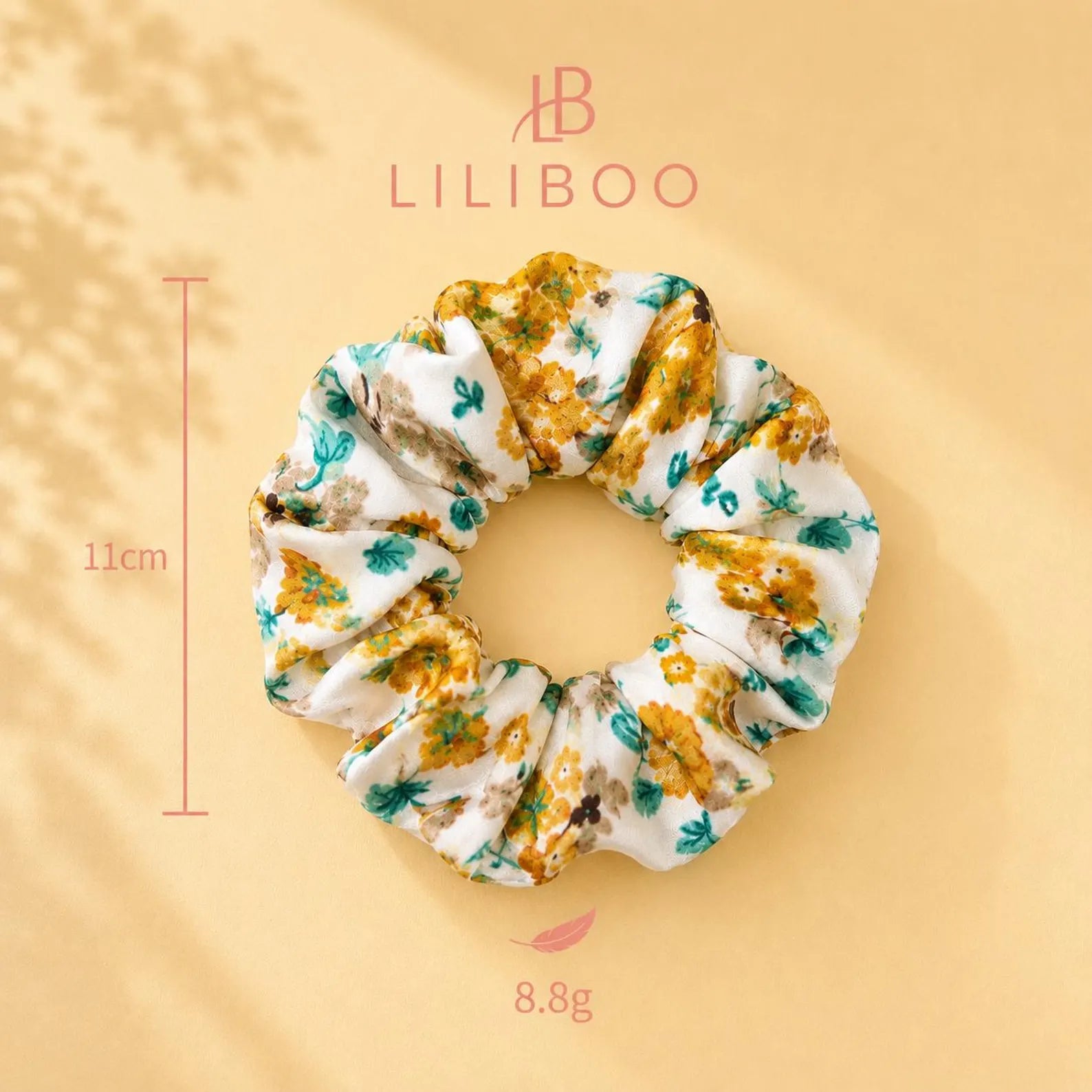 Boho Floral Scrunchie
