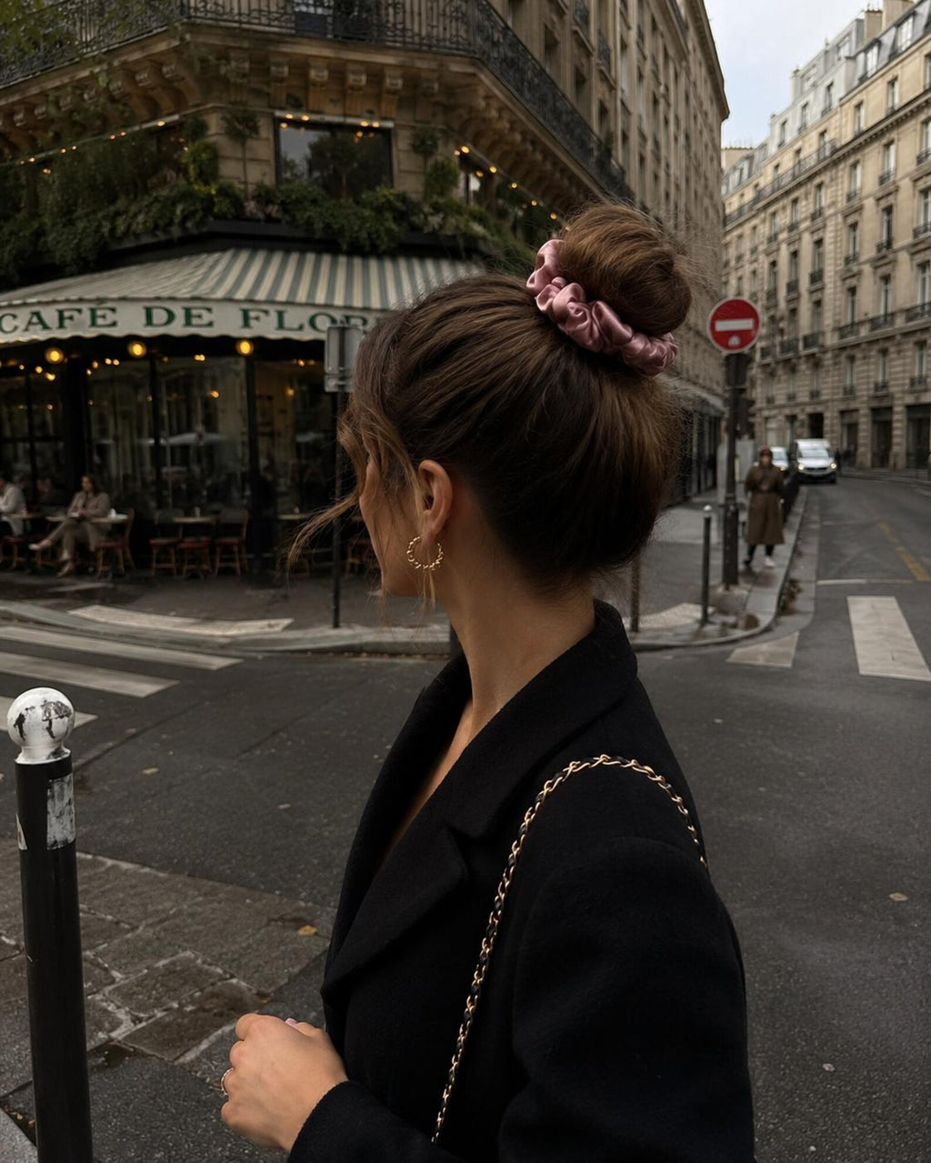 Dust Pink Mulberry Silk Scrunchie