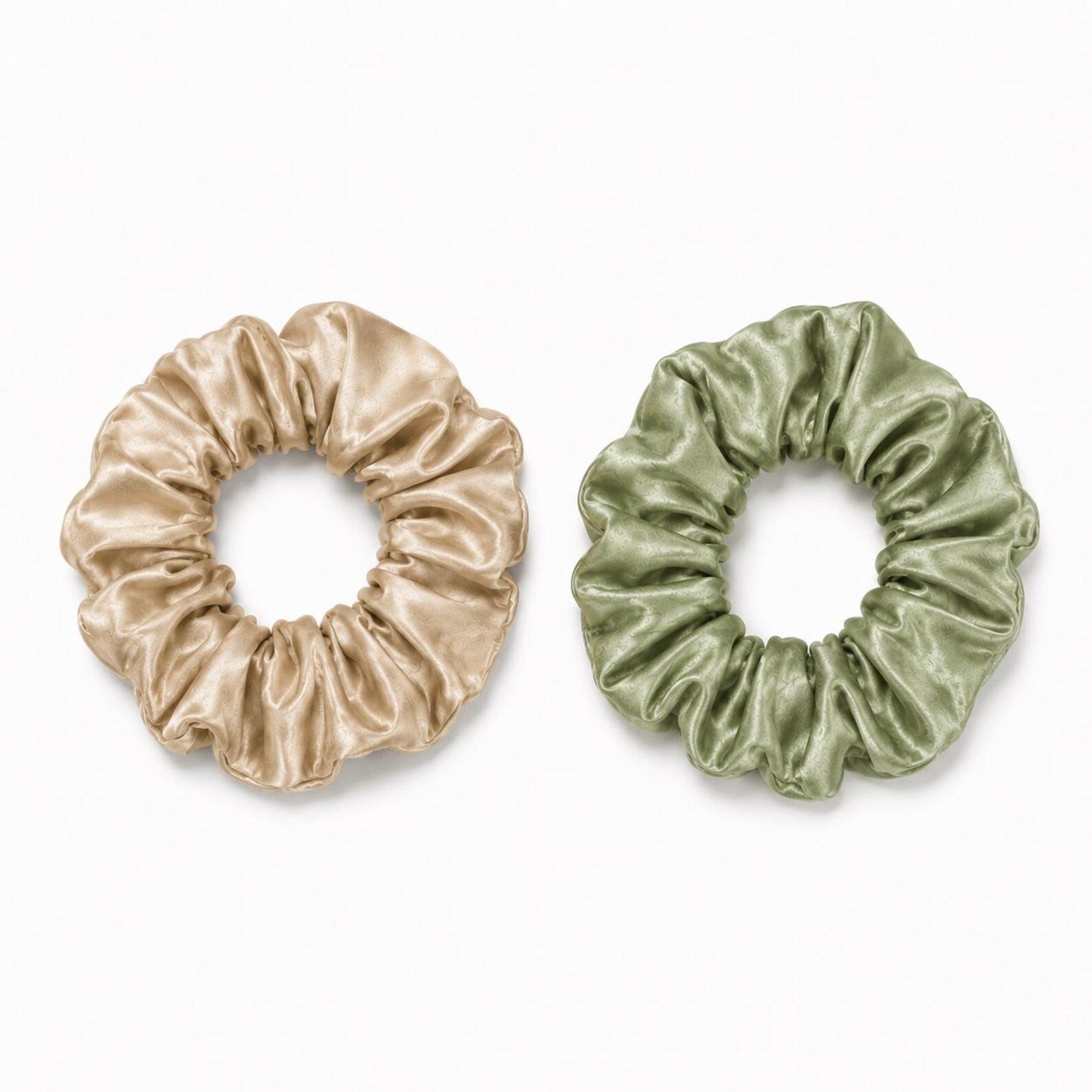Mulberry Silk Scrunchie Set of 2 – Gentle on Hair, Luxuriously Soft