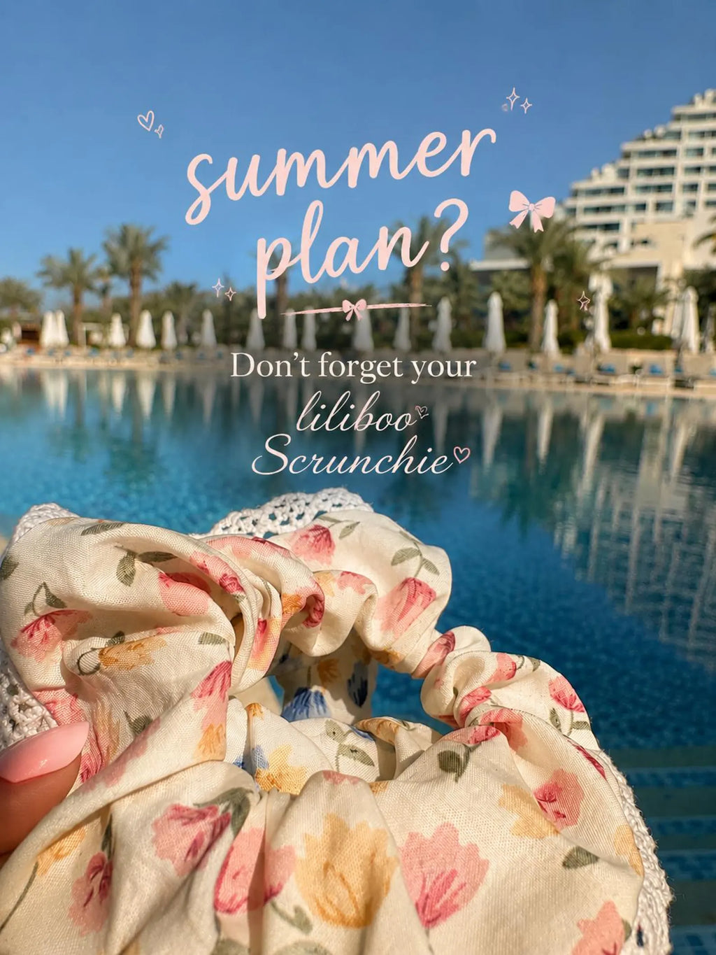 Bloom Floral Scrunchie